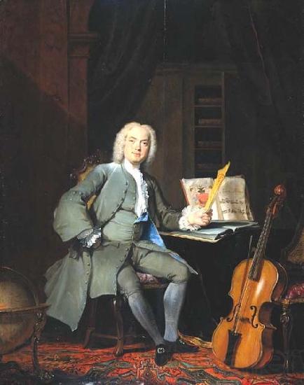TROOST, Cornelis Portrait of a member of the Van der Mersch family France oil painting art